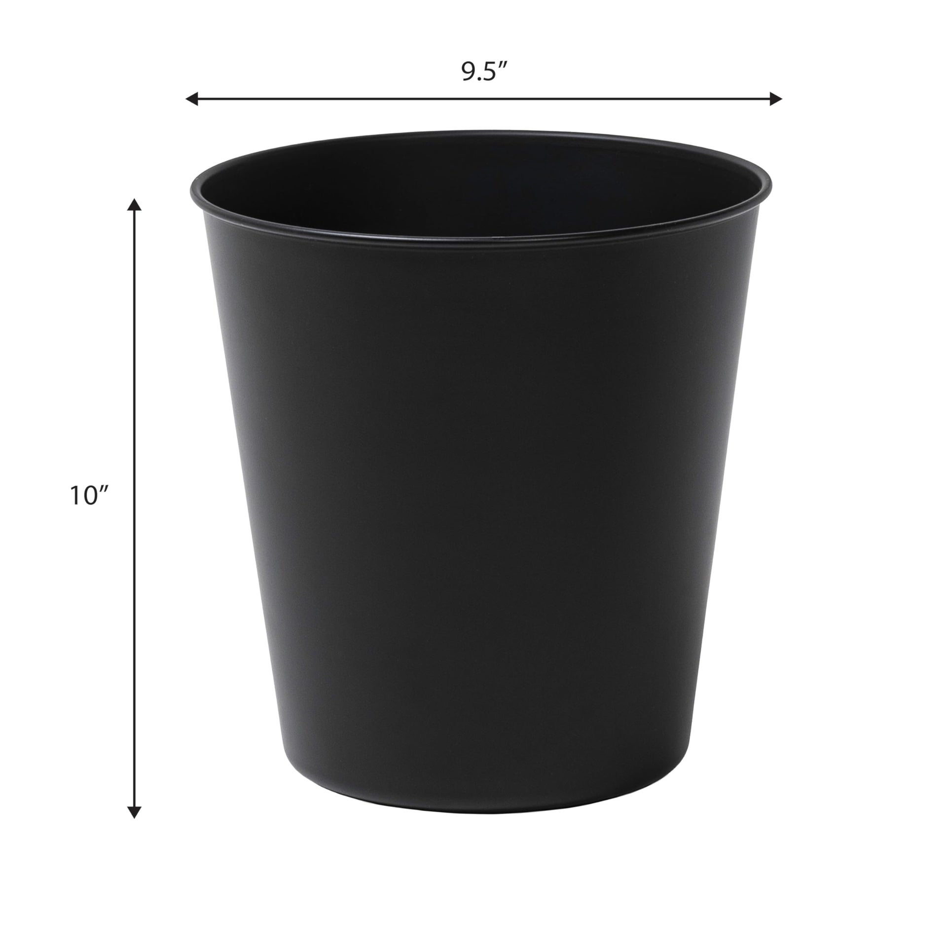 Nolan 2 Gal Smooth Steel Wastebasket
