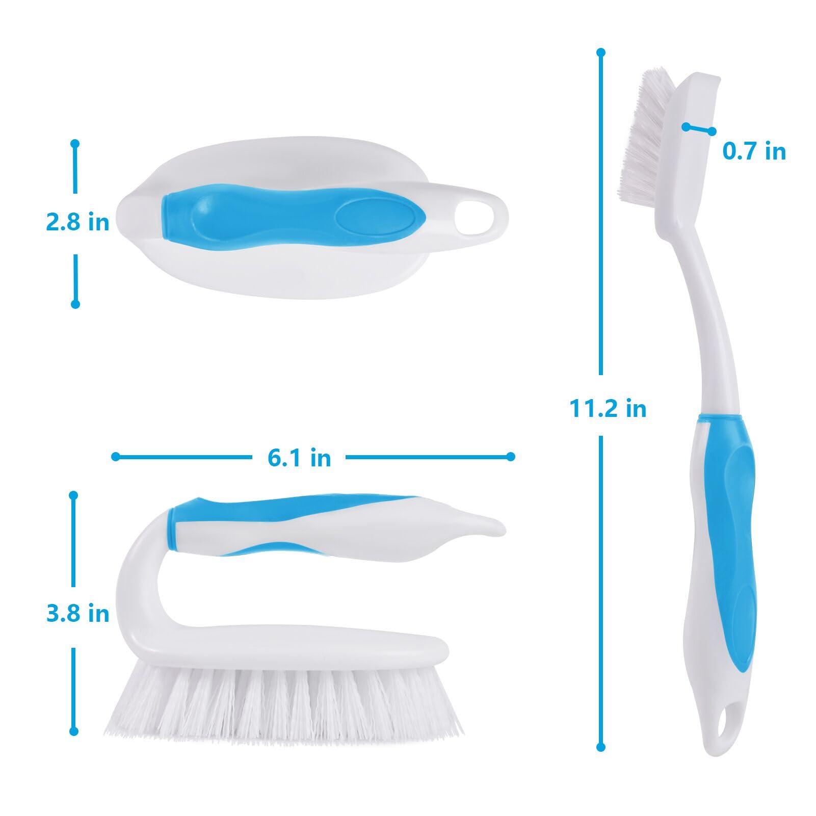 Scrub Brush Set (4 Count)