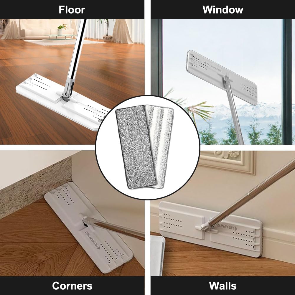 6 Pack Mop Replacement Pads for Joymoop