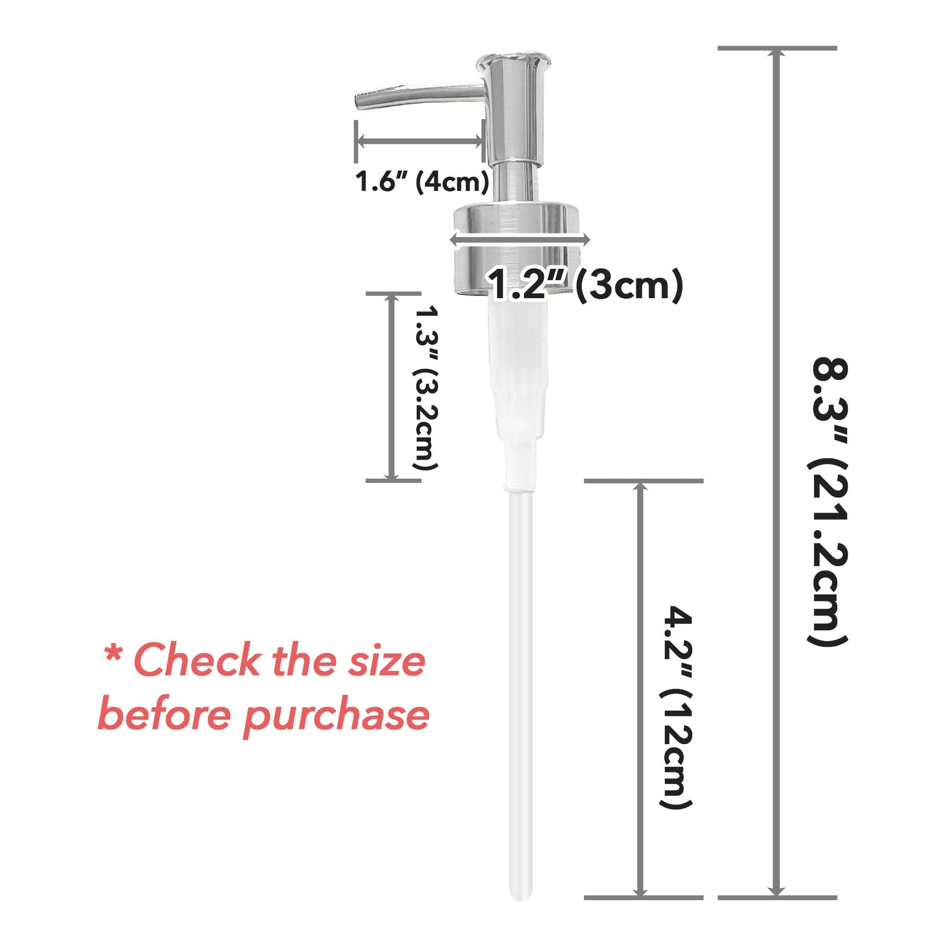 10 Pump Head Replacement for Soap Dispenser (10 Count)