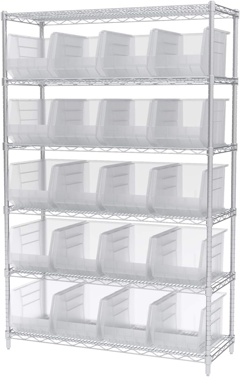 30260 AkroBins Plastic Storage Bins (6 Count)