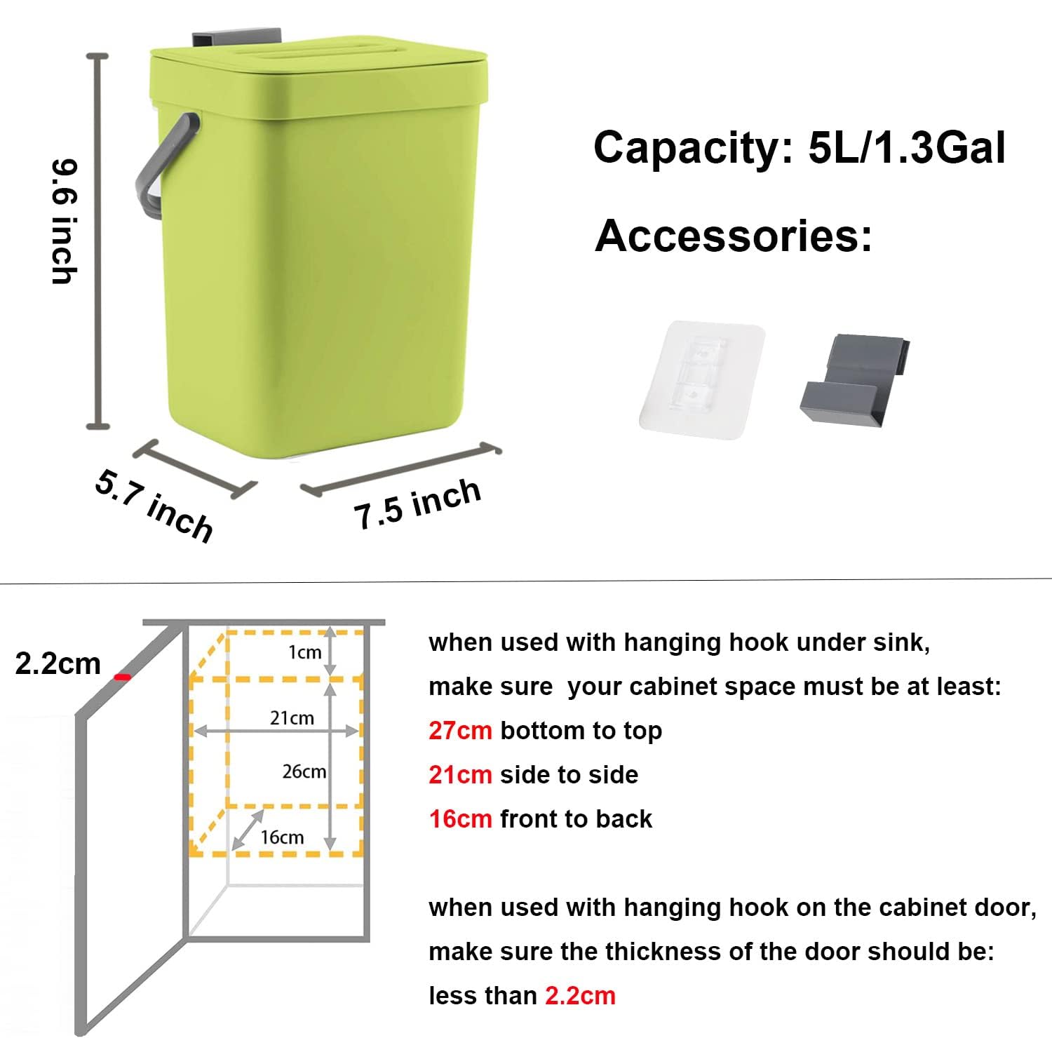 Small Plastic Trash Can