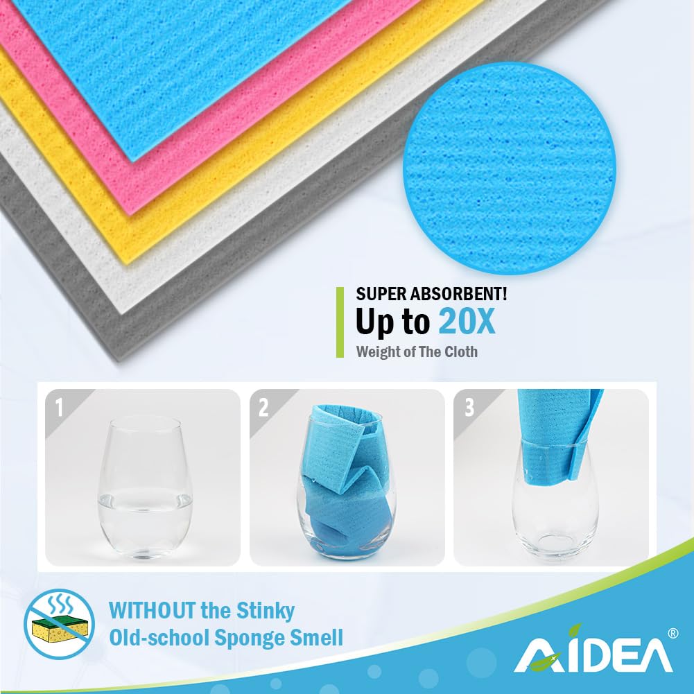 Swedish Dishcloths for Kitchen (20 Count)