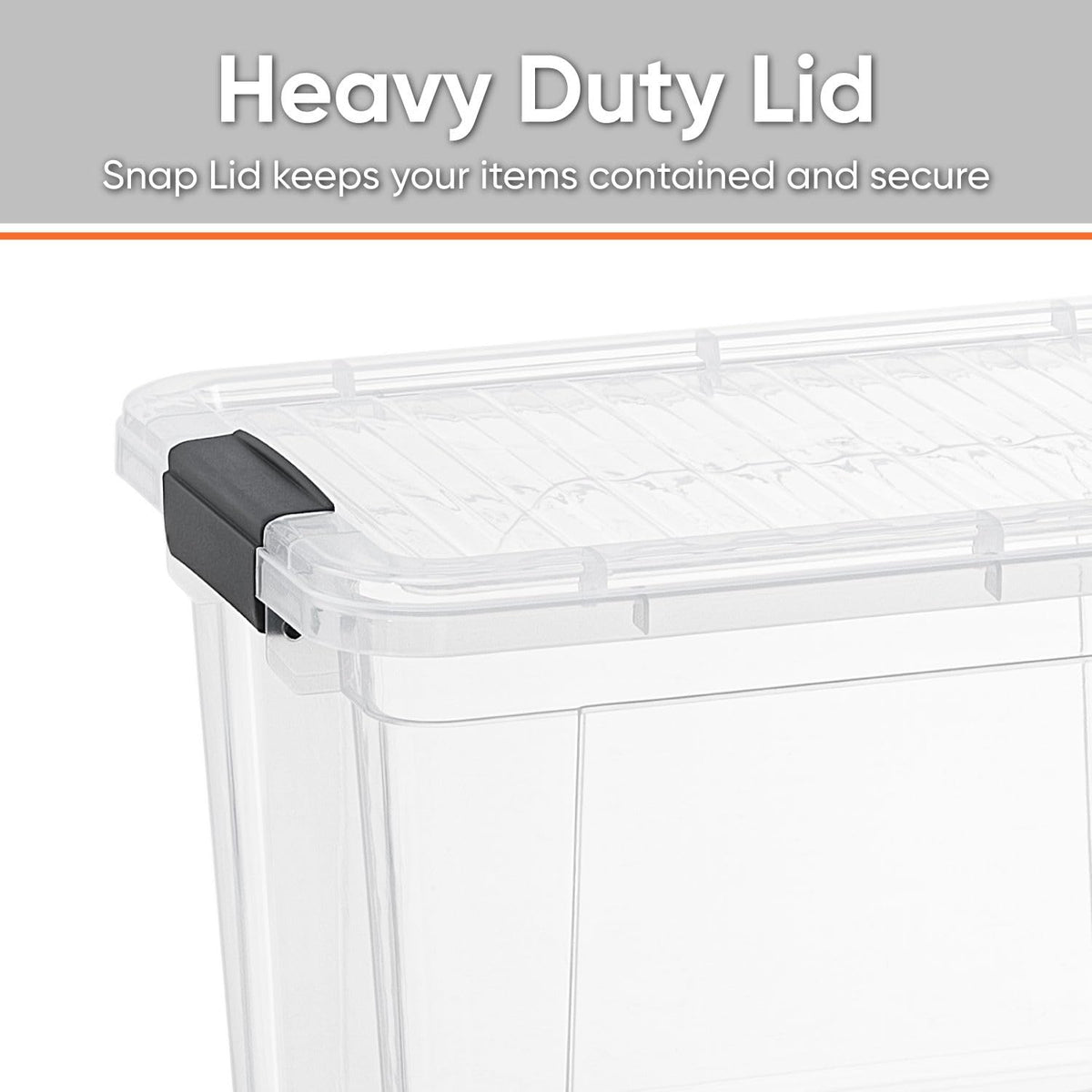 Mini Deep Storage Organizer Bin with Lid X