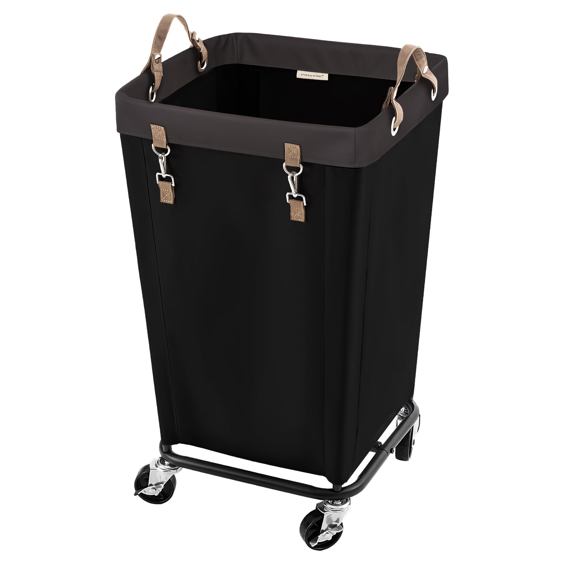110L Laundry Basket with Wheels