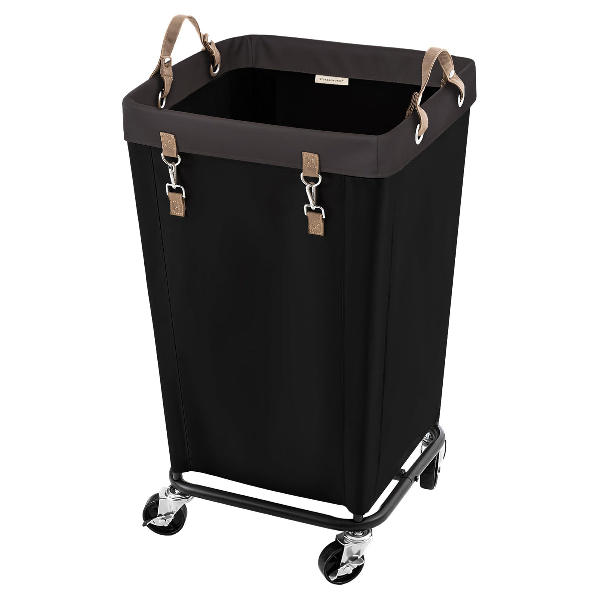110L Laundry Basket with Wheels