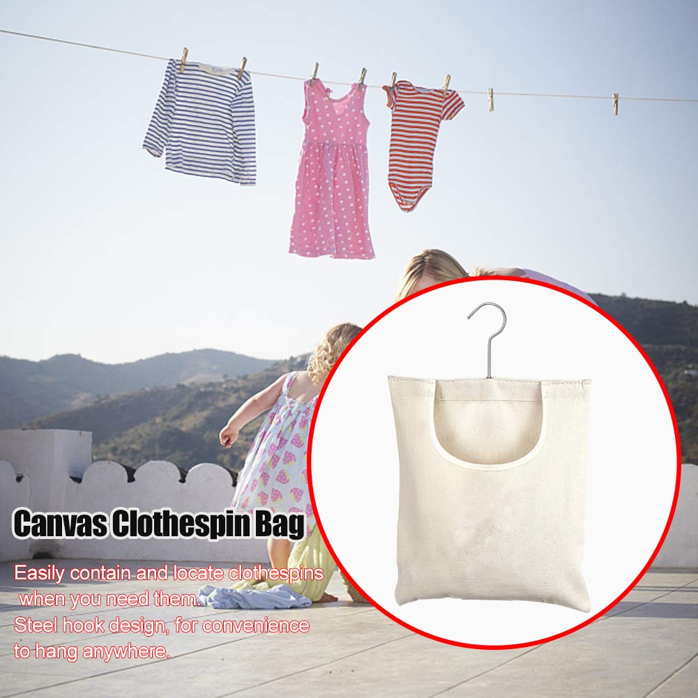Canvas Clothespin Bag