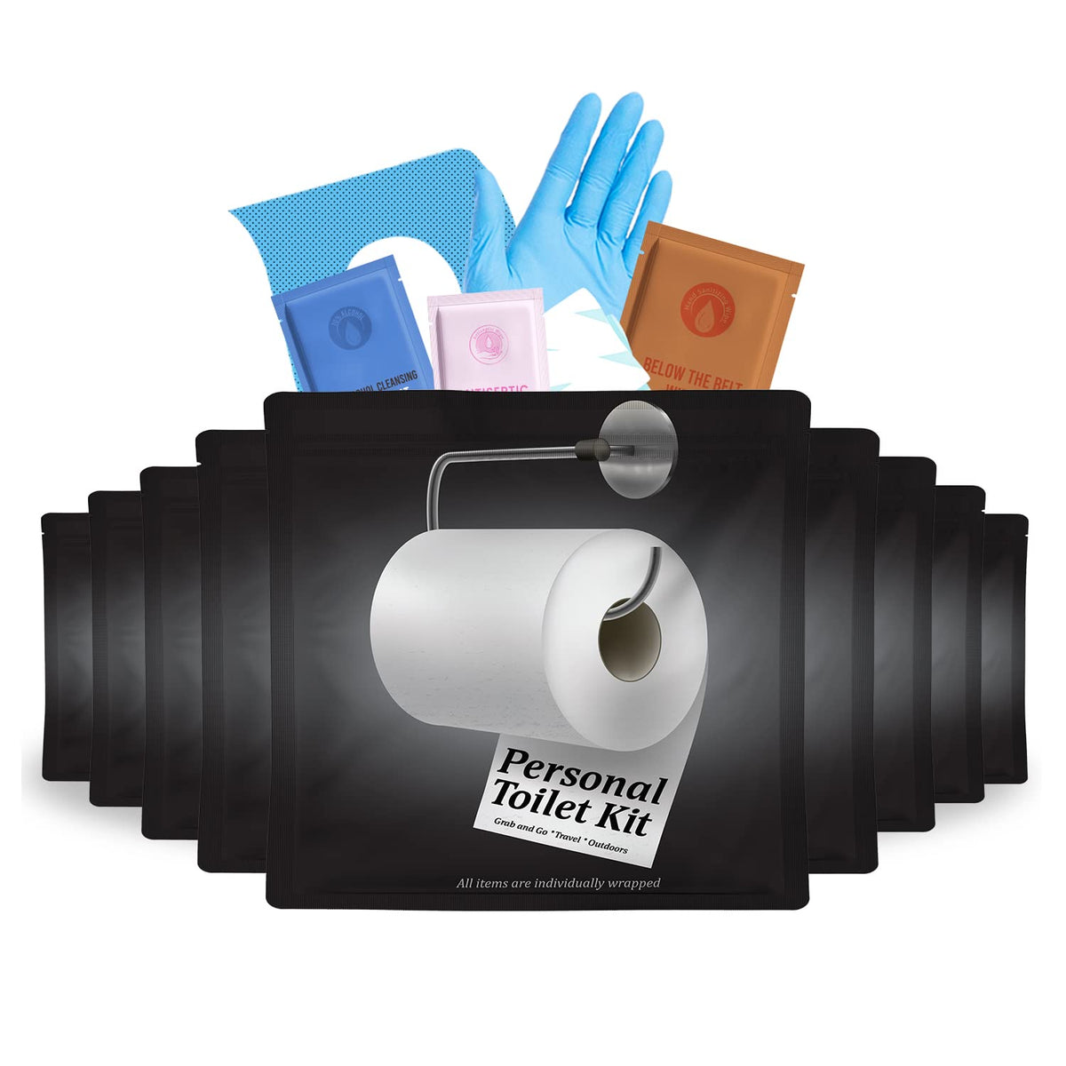Personal Toilet Kit To Go (10 Count)