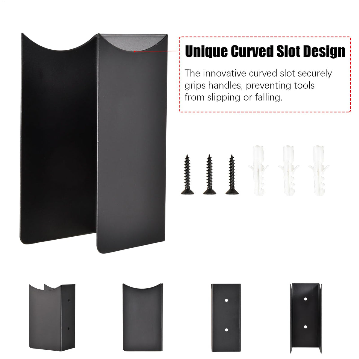 Broom Holder Wall Mount Garden Tools Organizer