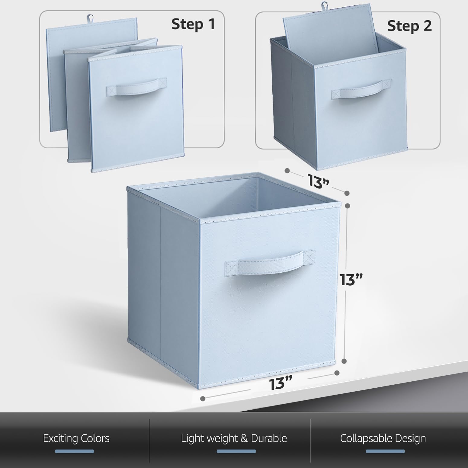 13 Inch Storage Bins (8 Count)