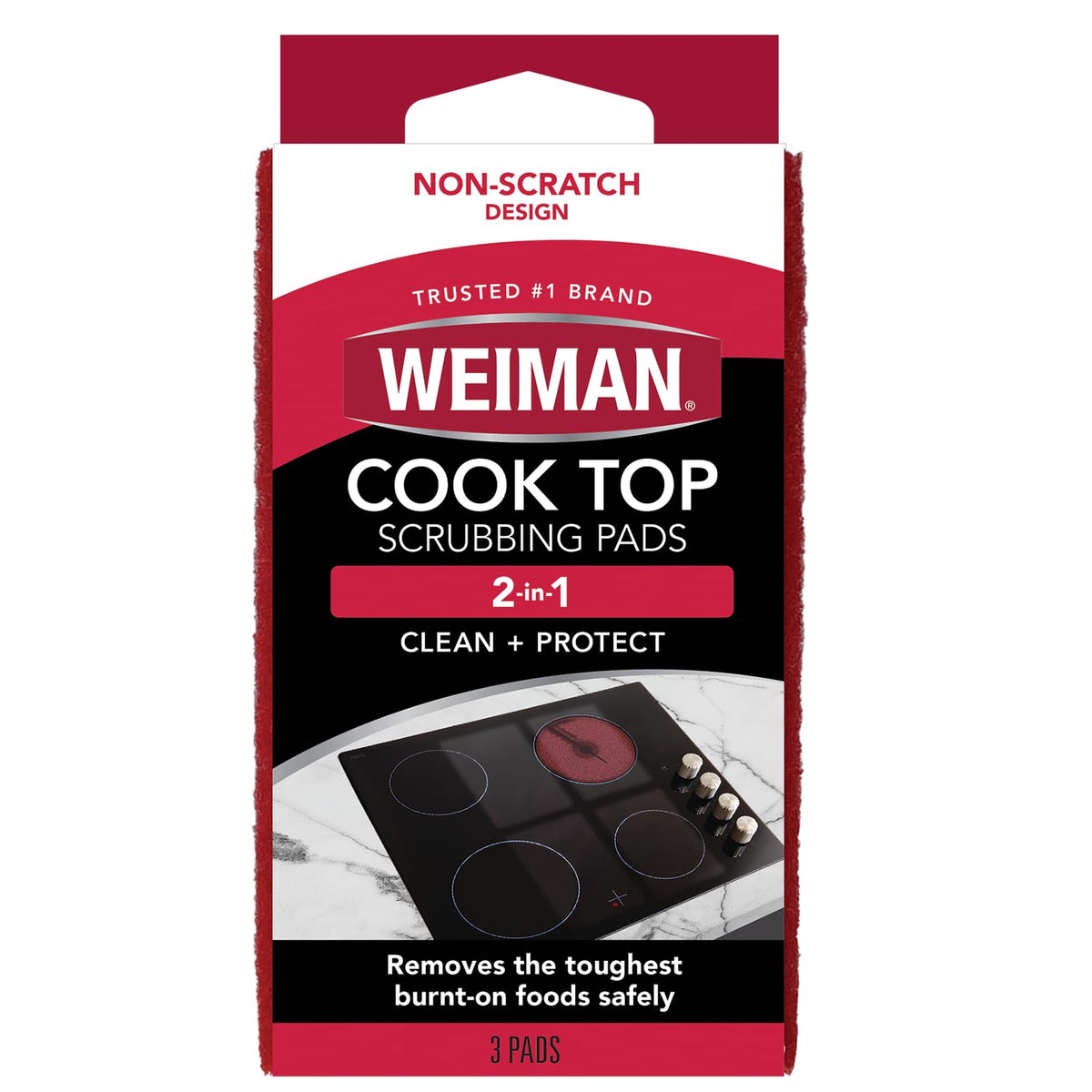 3 Count Cooktop Scrubbing Pads