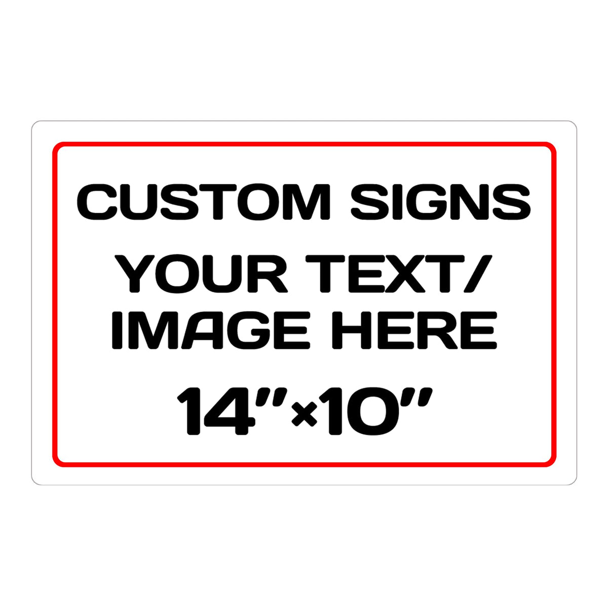 Personalized Aluminum Weatherproof Metal Signs