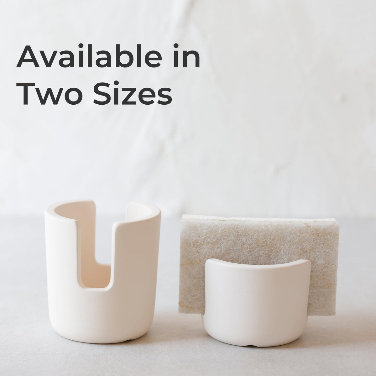 Diatomite Stoneware Sponge Holder & Sink Caddy