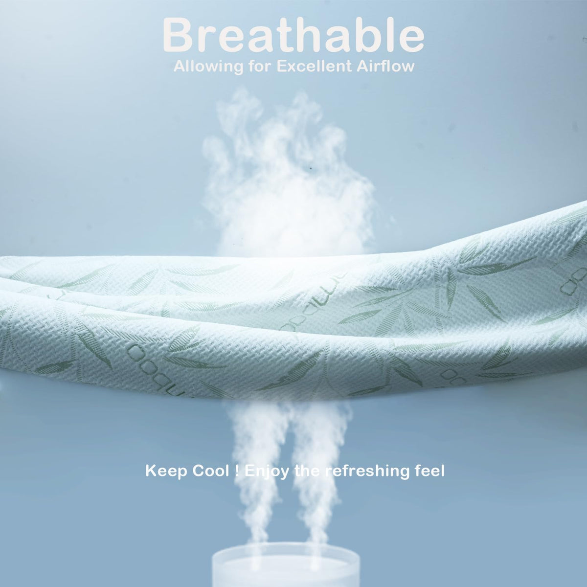 Twin Mattress Protector Waterproof Mattress Pad Washable Bamboo Rayon Mattress Cover Breathable Noiseless Bed Protector 5"