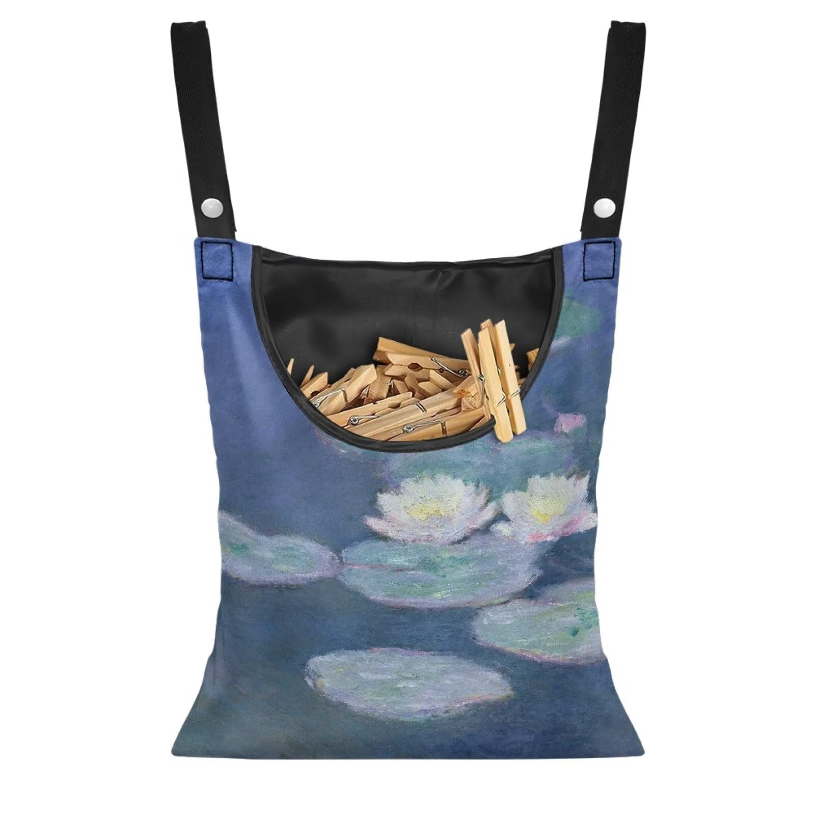 Outdoor Clothespin Storage Bag with Windproof Design
