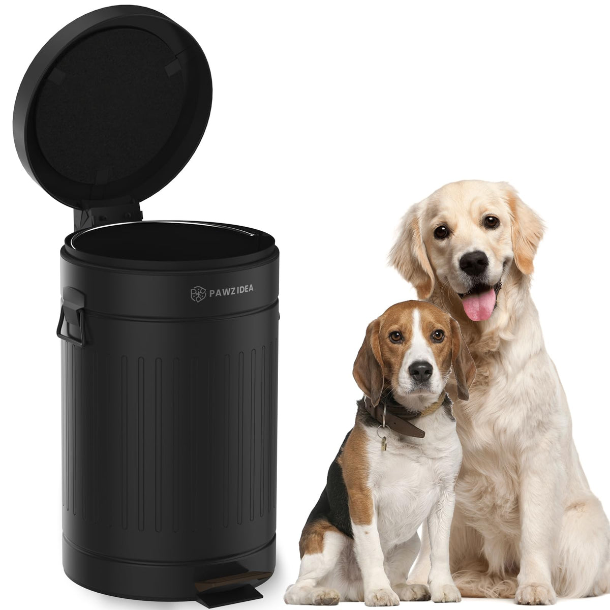 Dog Poop Trash Can Outside Odor Control
