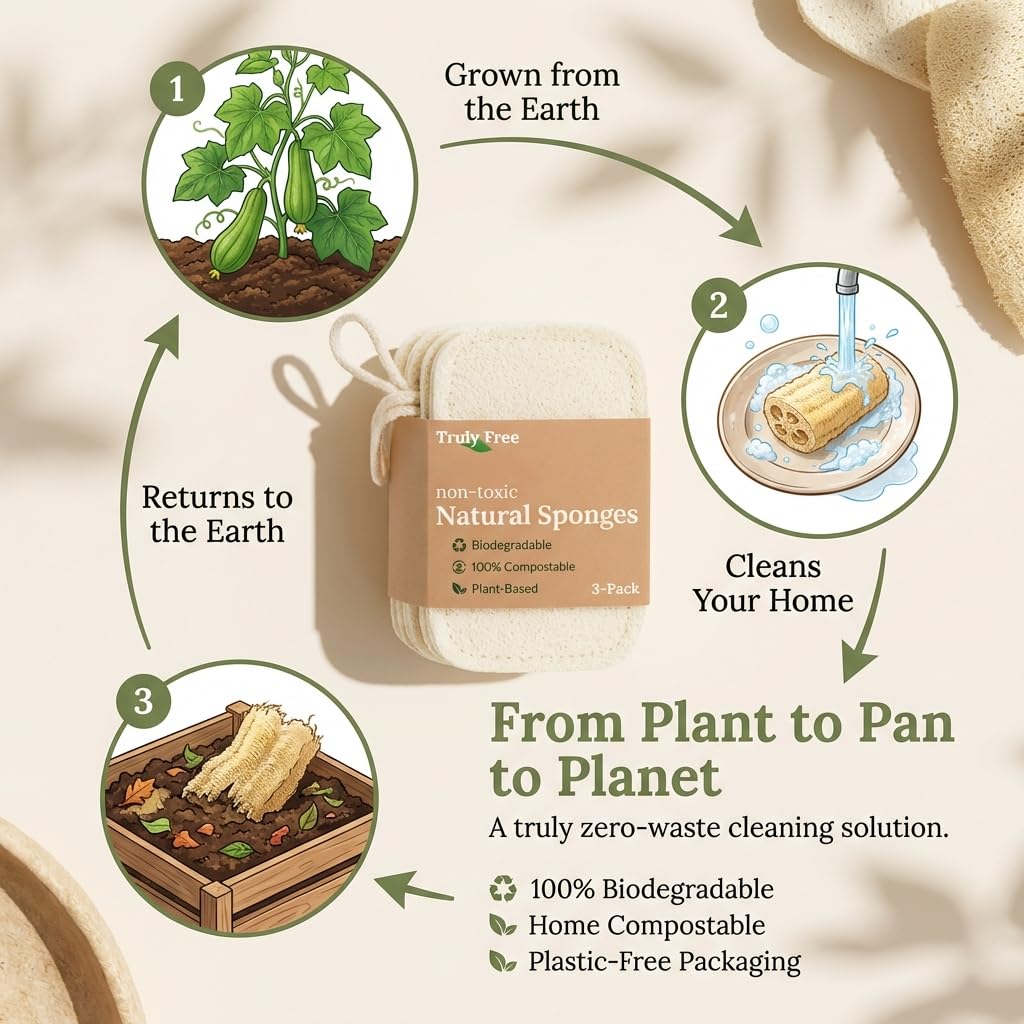 Natural Cleaning Sponges