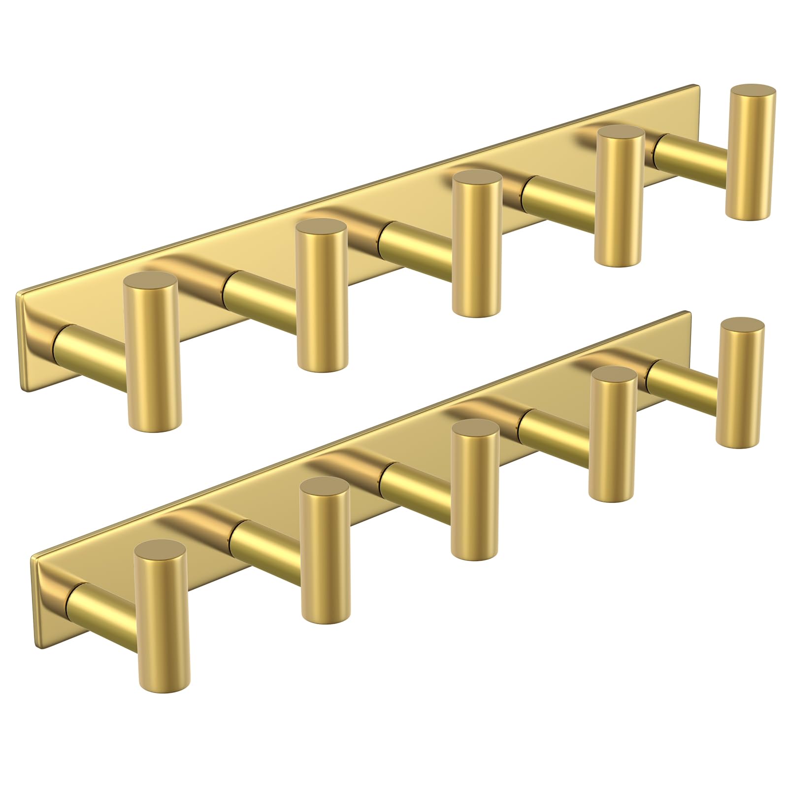 Gold Wall Mount Coat Rack