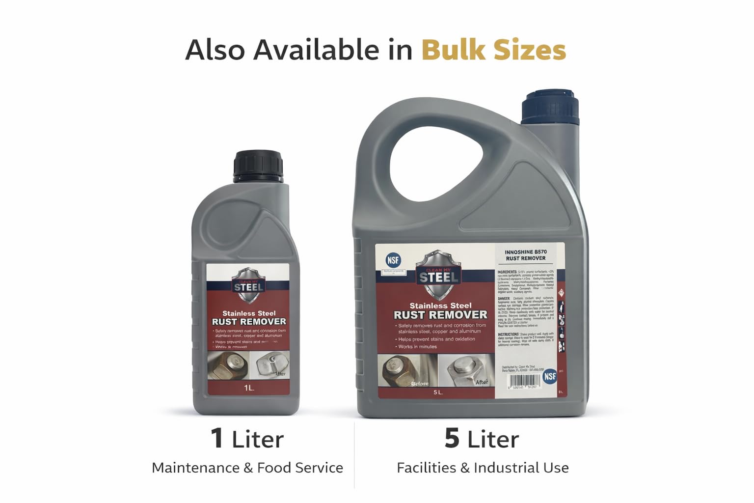 Stainless Steel Rust Remover Cream 8.5 oz (8.5 Fl Oz)