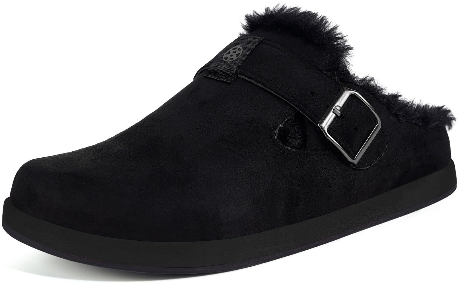 Fur Lined Clogs for Women Men Winter Slippers