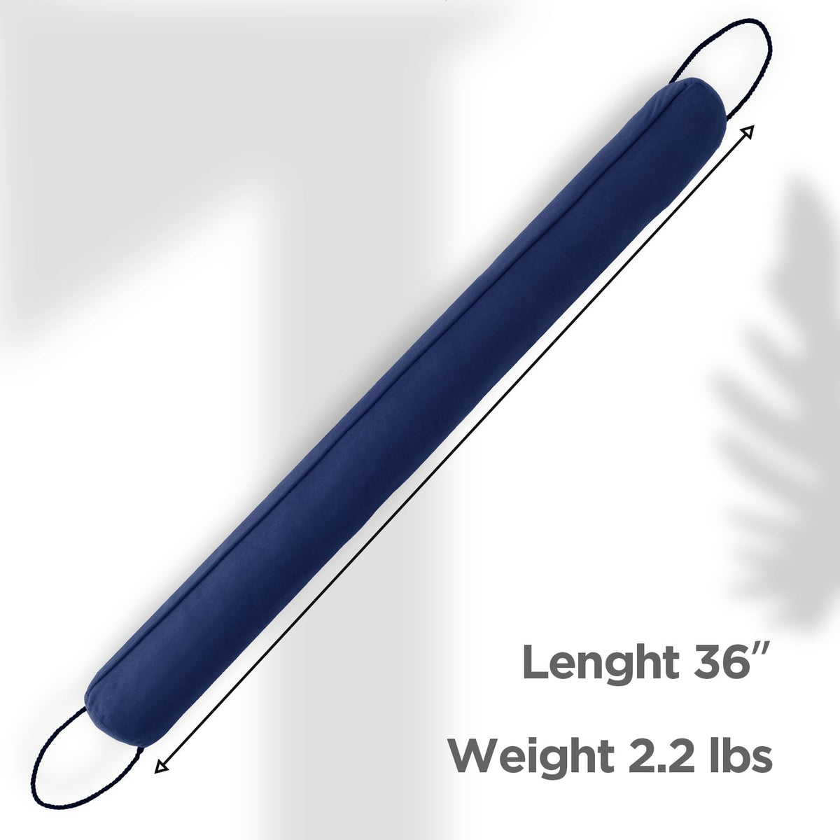 Door Draft Stopper with Removable Washable Cover