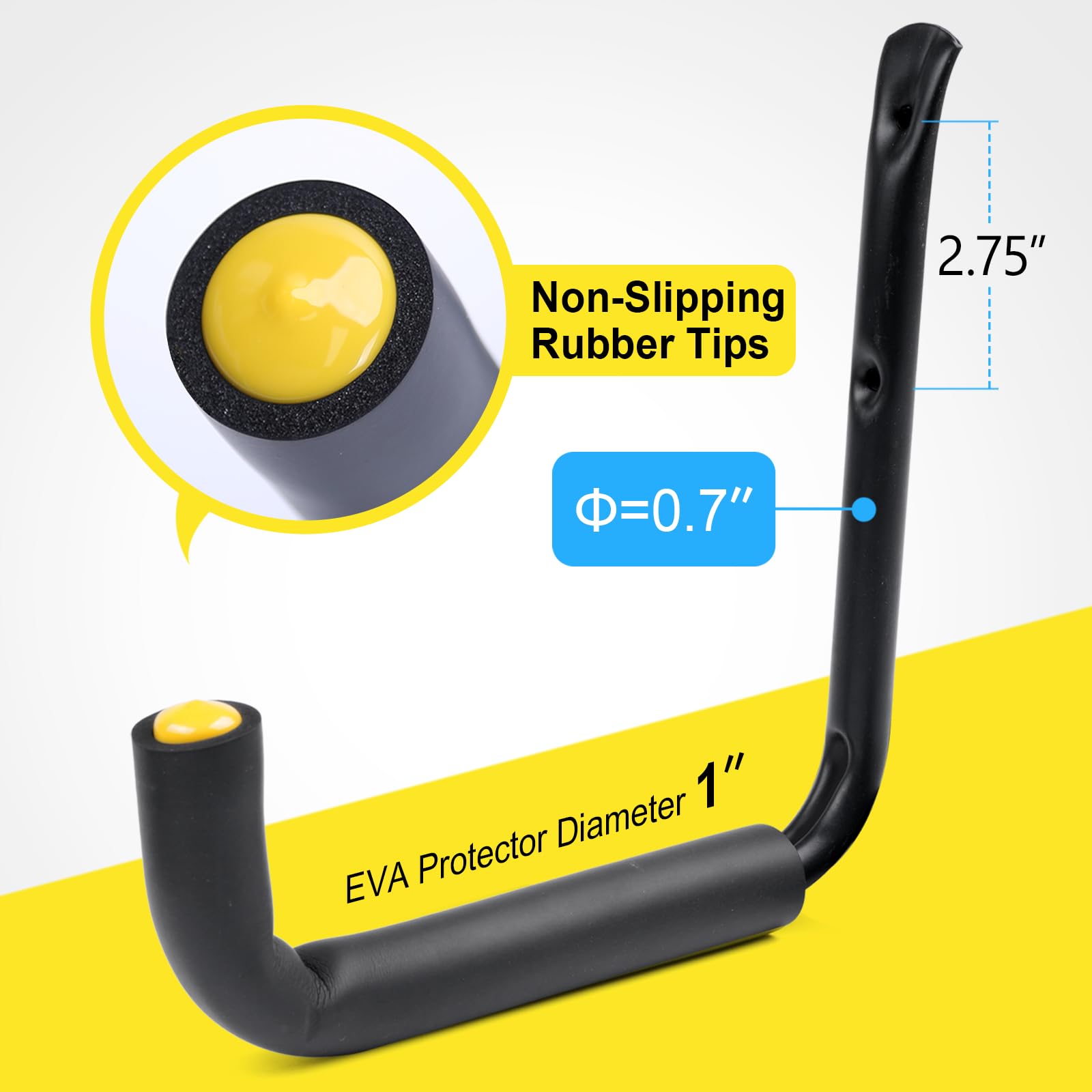 Heavy Duty Garage Storage Hooks (4 Count)