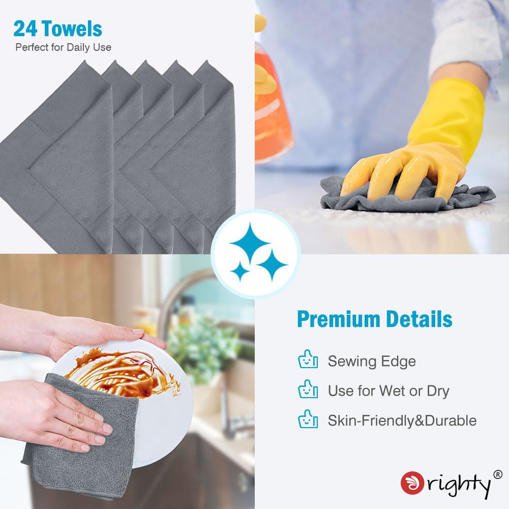 Microfiber Cleaning Cloth (24 Count)