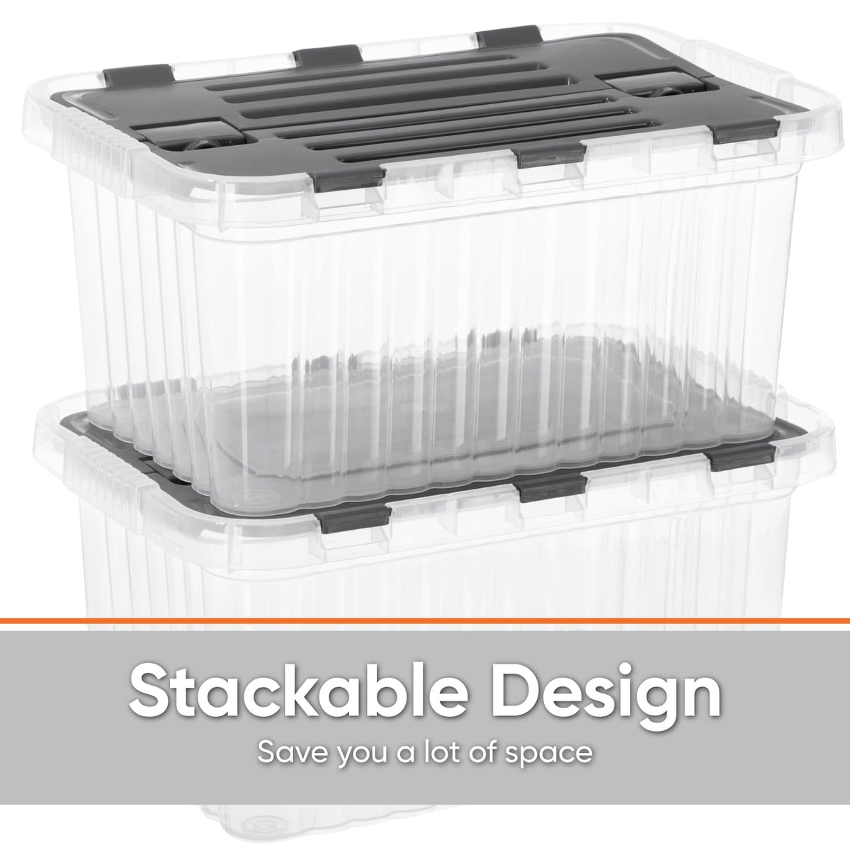 Clear Storage Box with Lid