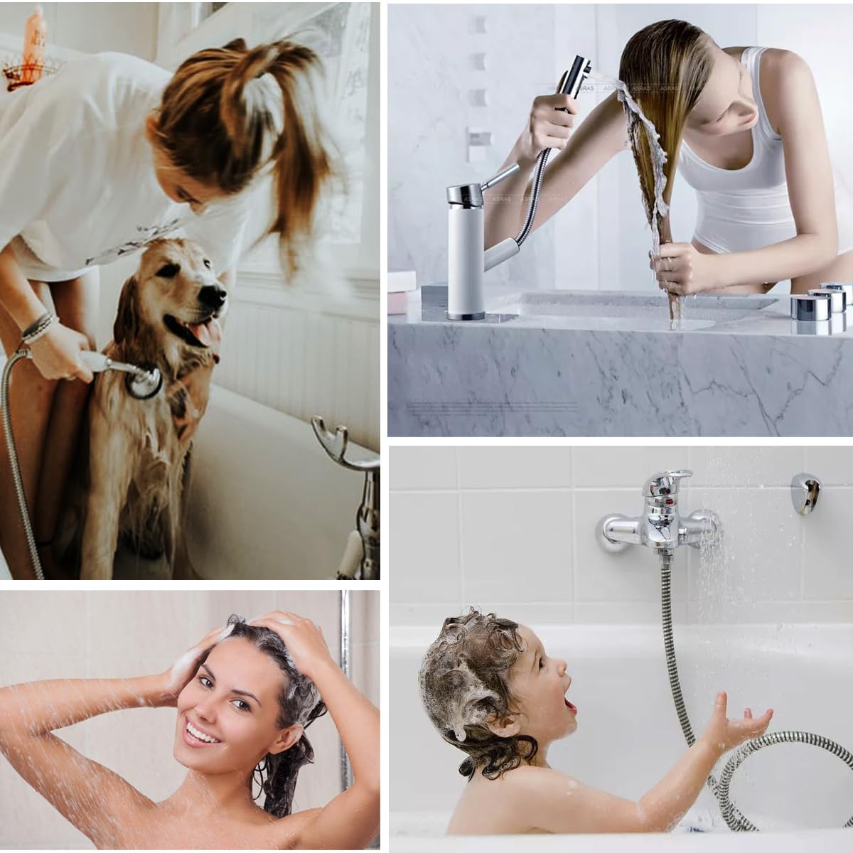 2PCS Hair Catcher Shower Drain