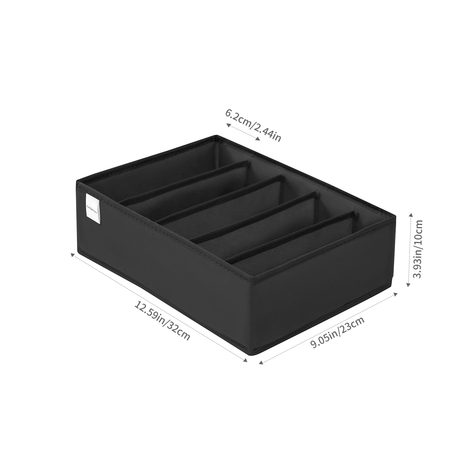4 Packs T shirt Drawer Organizers for Clothing (4 Count)