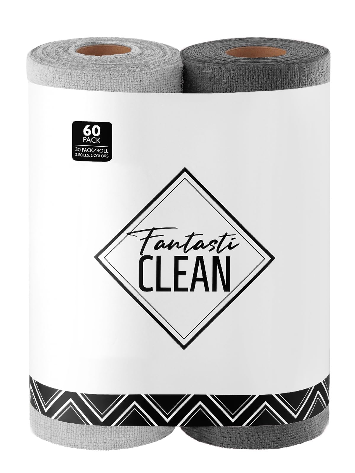Microfiber Cleaning Cloth Roll (60 Count)