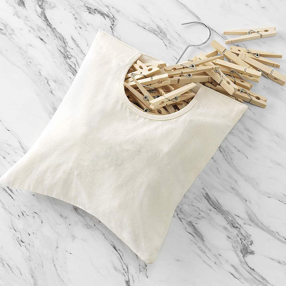 Canvas Clothespin Bag