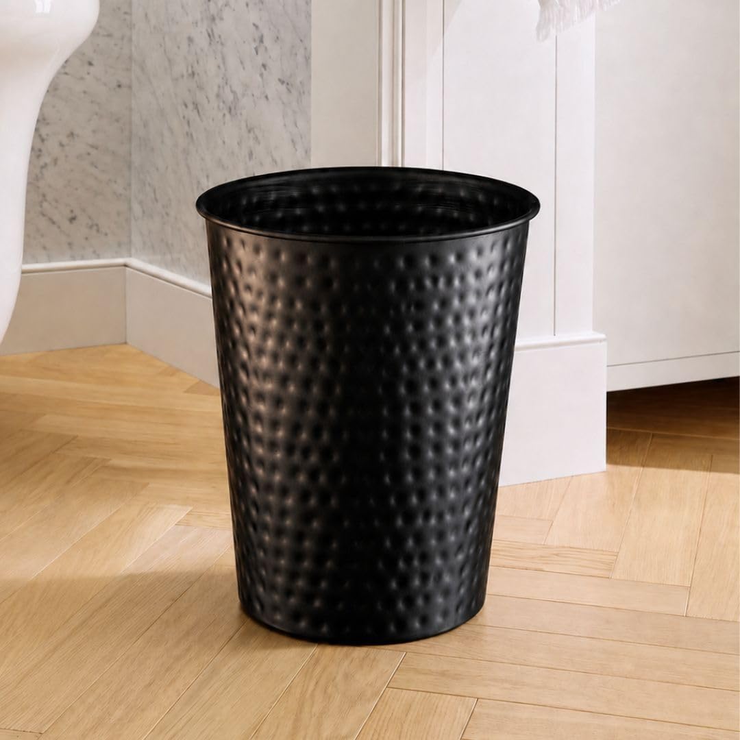 Metal Bathroom Trash Can