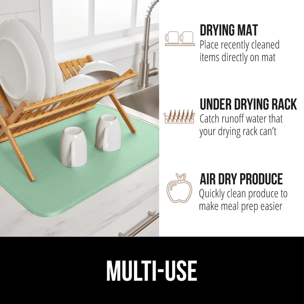 Ultra Water Absorbent Microfiber Dish Drying Mat