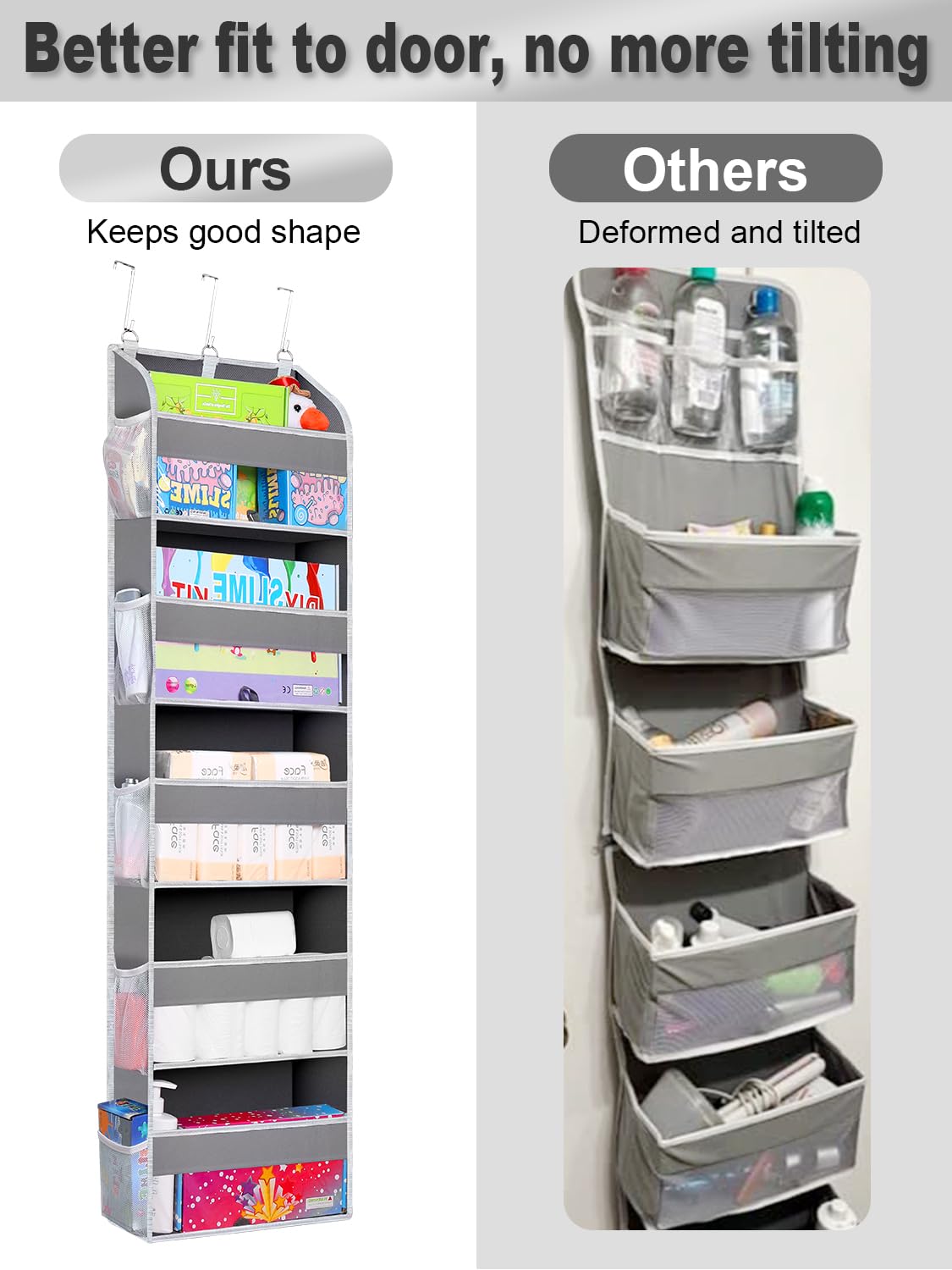 2 Pack Over the Door Storage Organizer (2 Count)