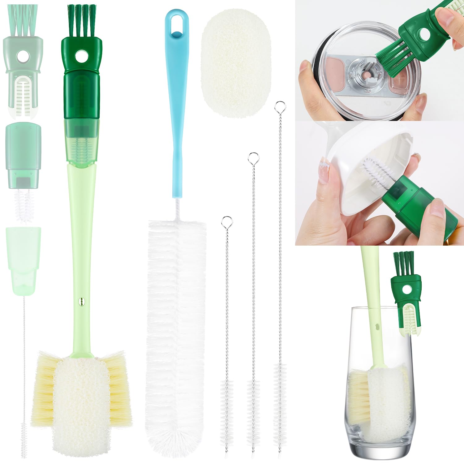 6 Pack Bottle Brush Cleaning Set (6 Count)