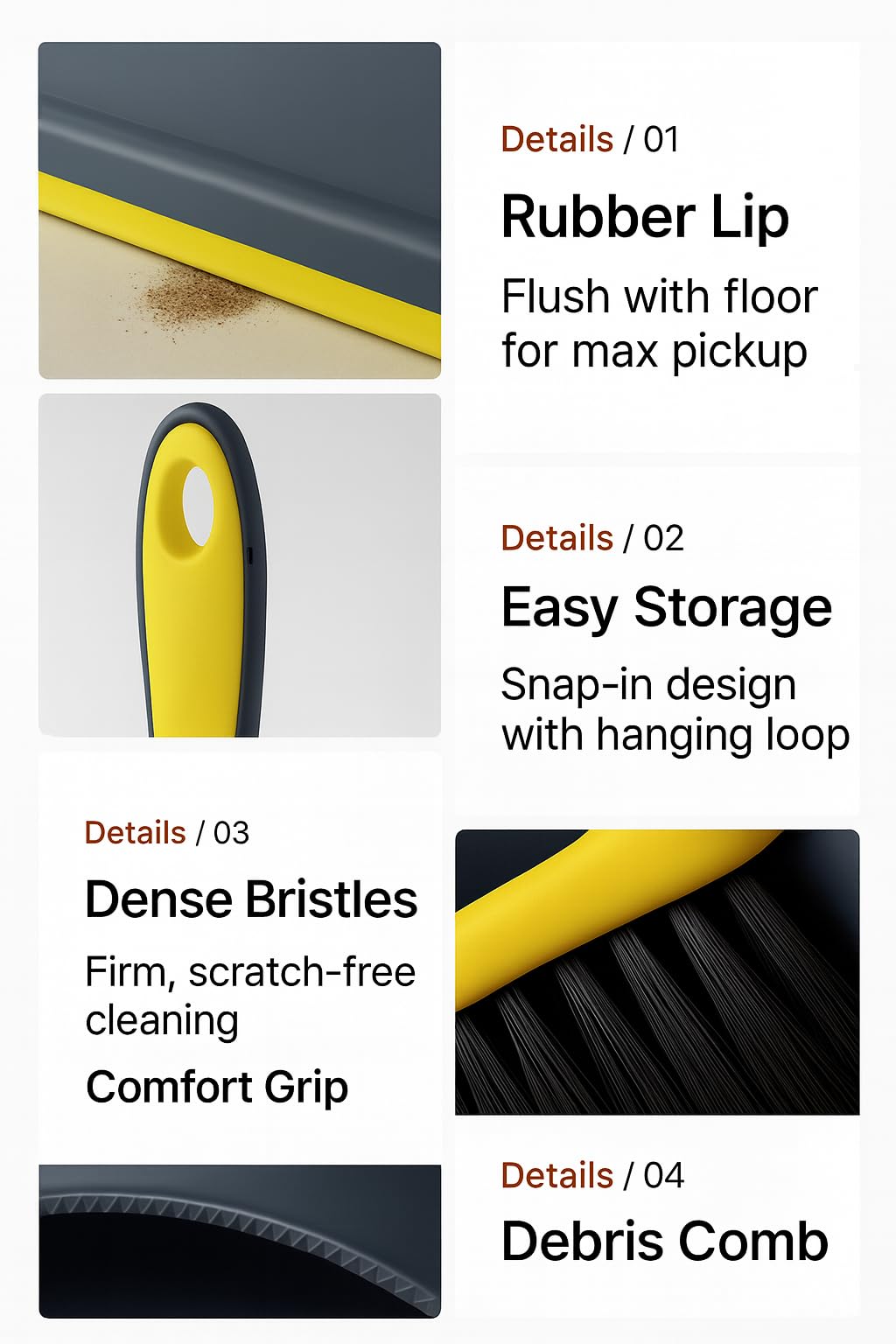 Dustpan and Broom Set Small