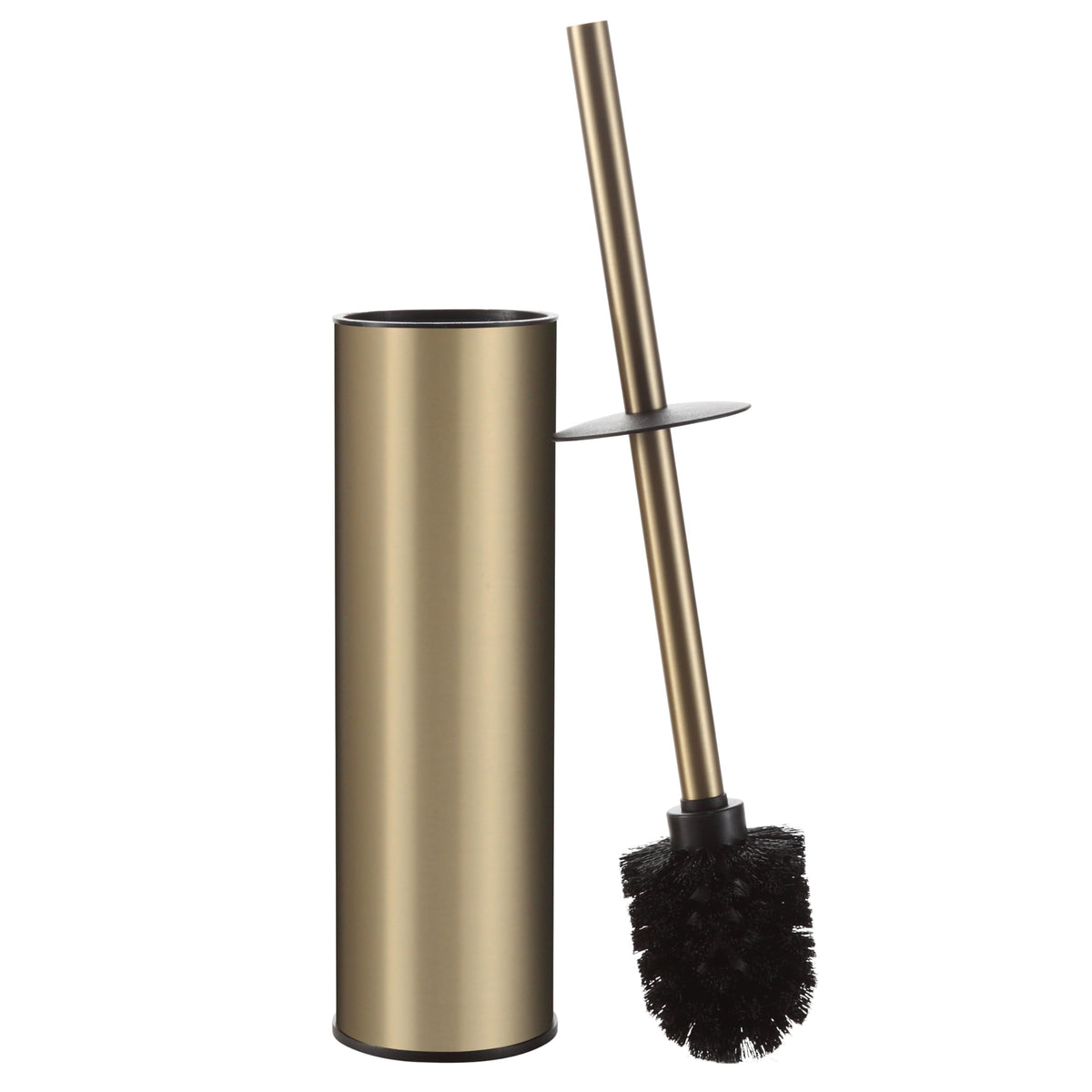 Brushed Gold Toilet Brush and Holder