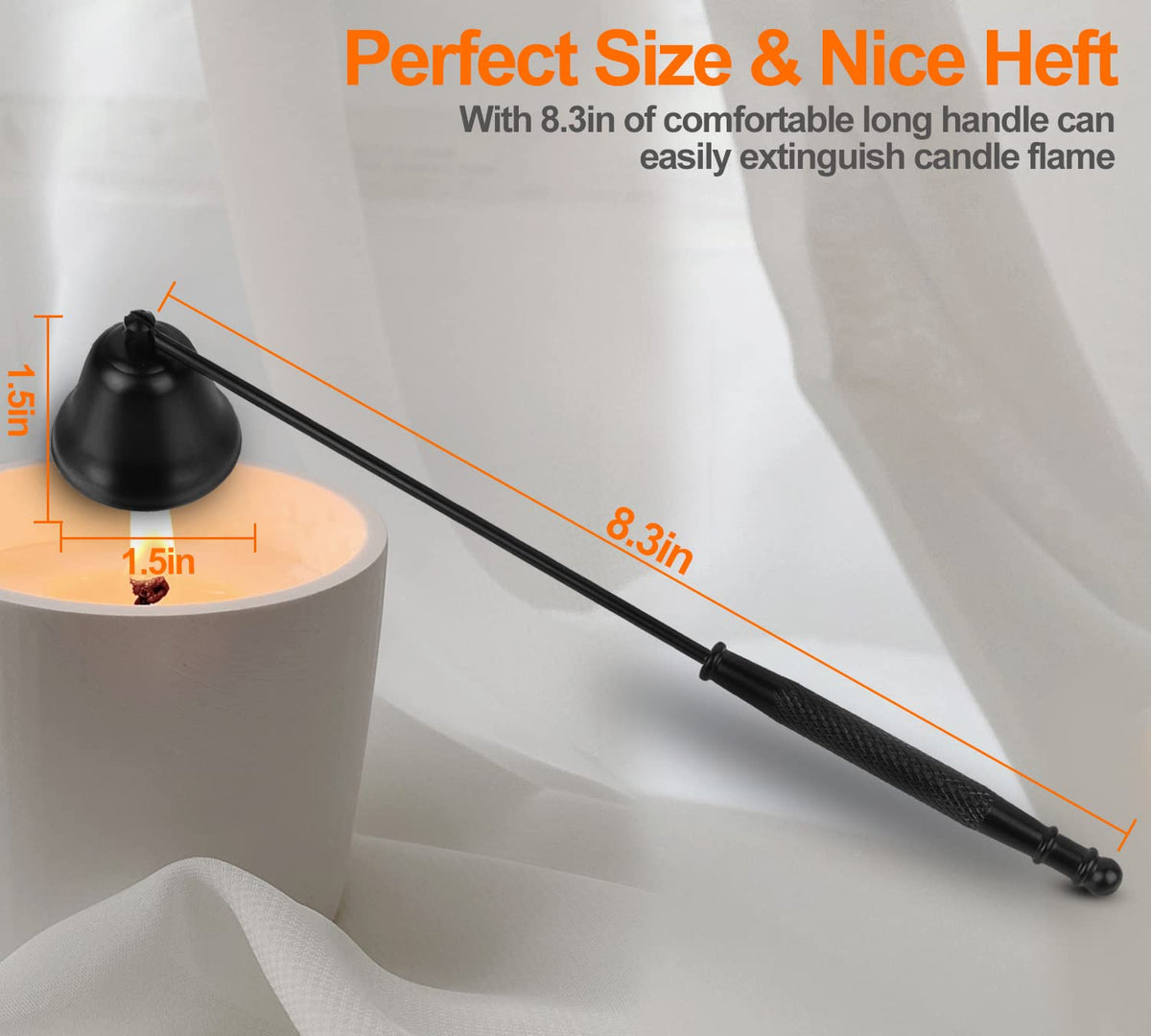 Candle Snuffer Black