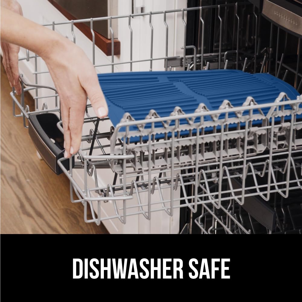 100% BPA Free Patented Silicone Dish Drying Mat for Kitchen Counter