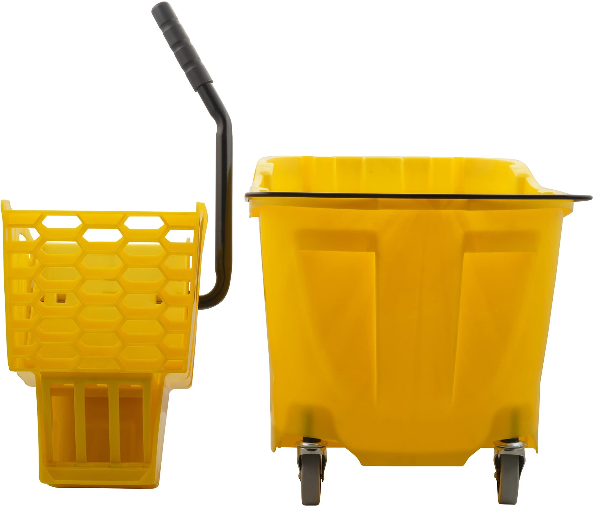 Carlisle FoodService Products Omnifit Mop Bucket with Wringer for Floor Cleaning