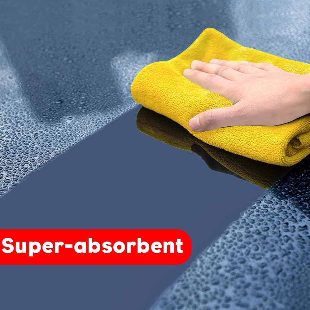 Premium 400 GSM Microfiber Cleaning Cloths (2 Count)
