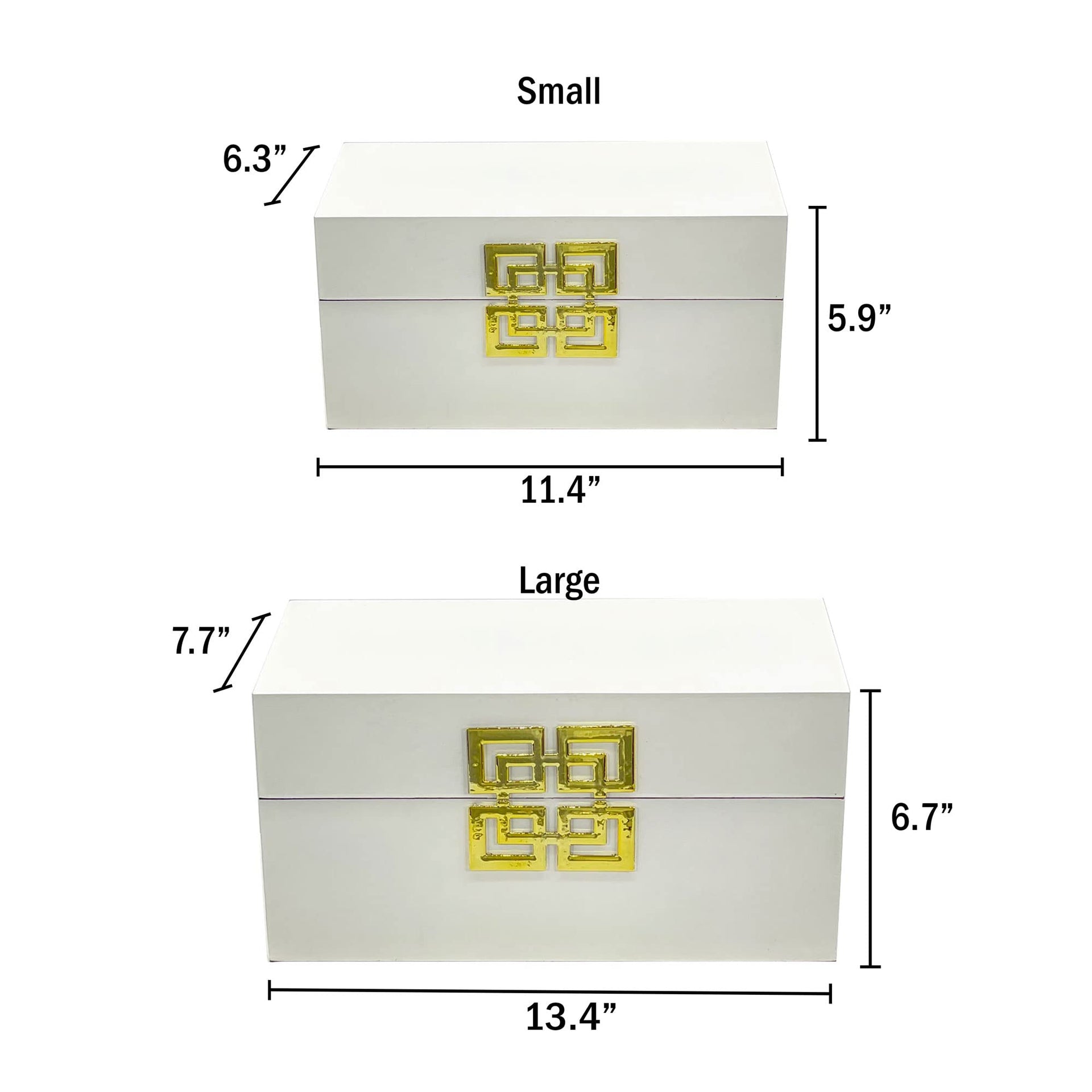 Large & Small Decorative Storage Box w