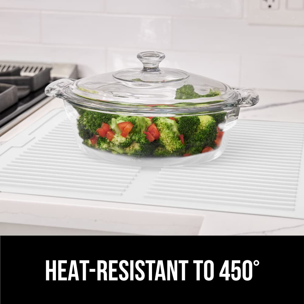 100% BPA Free Patented Silicone Dish Drying Mat for Kitchen Counter