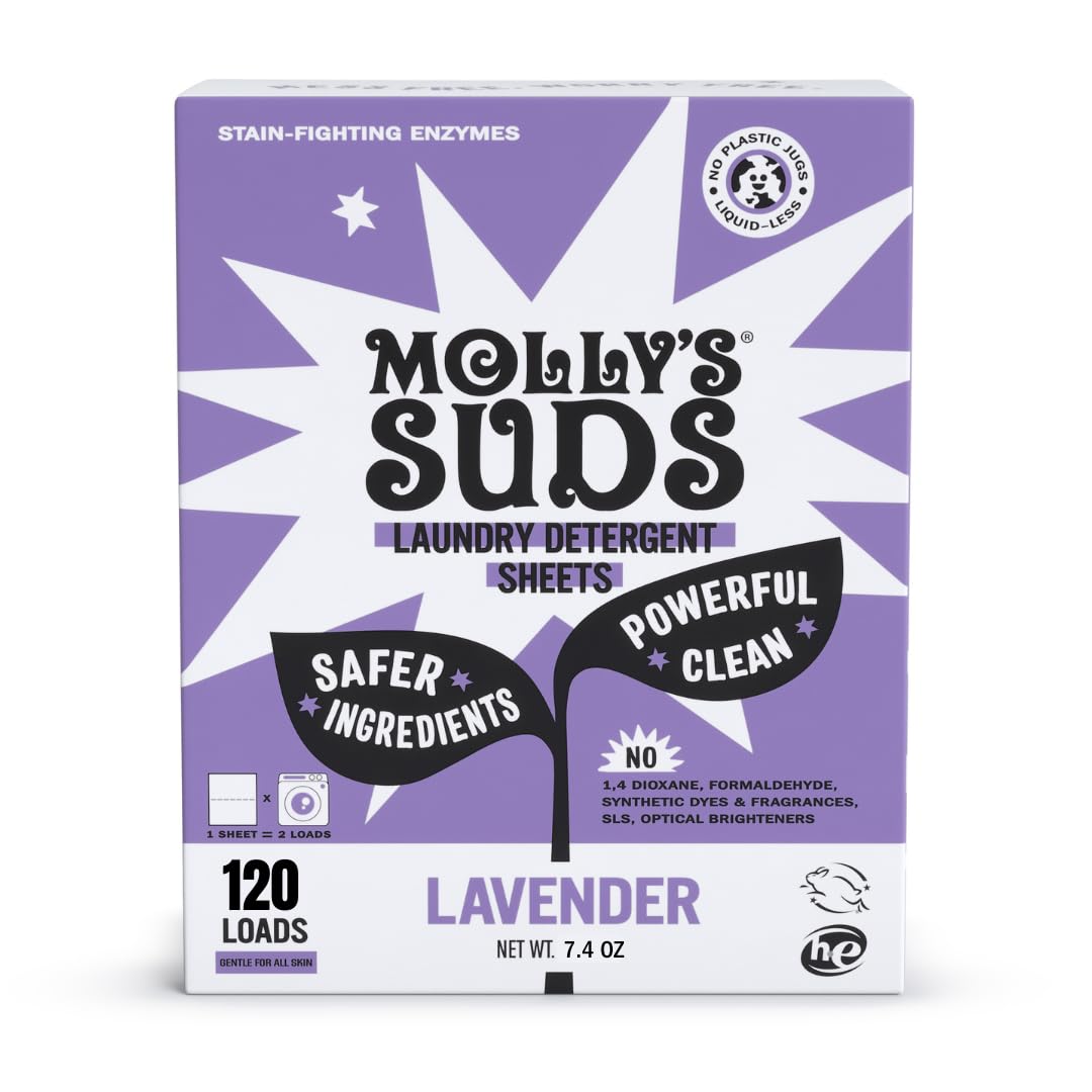 Molly’s Suds Laundry Detergent Sheets (120 Count)