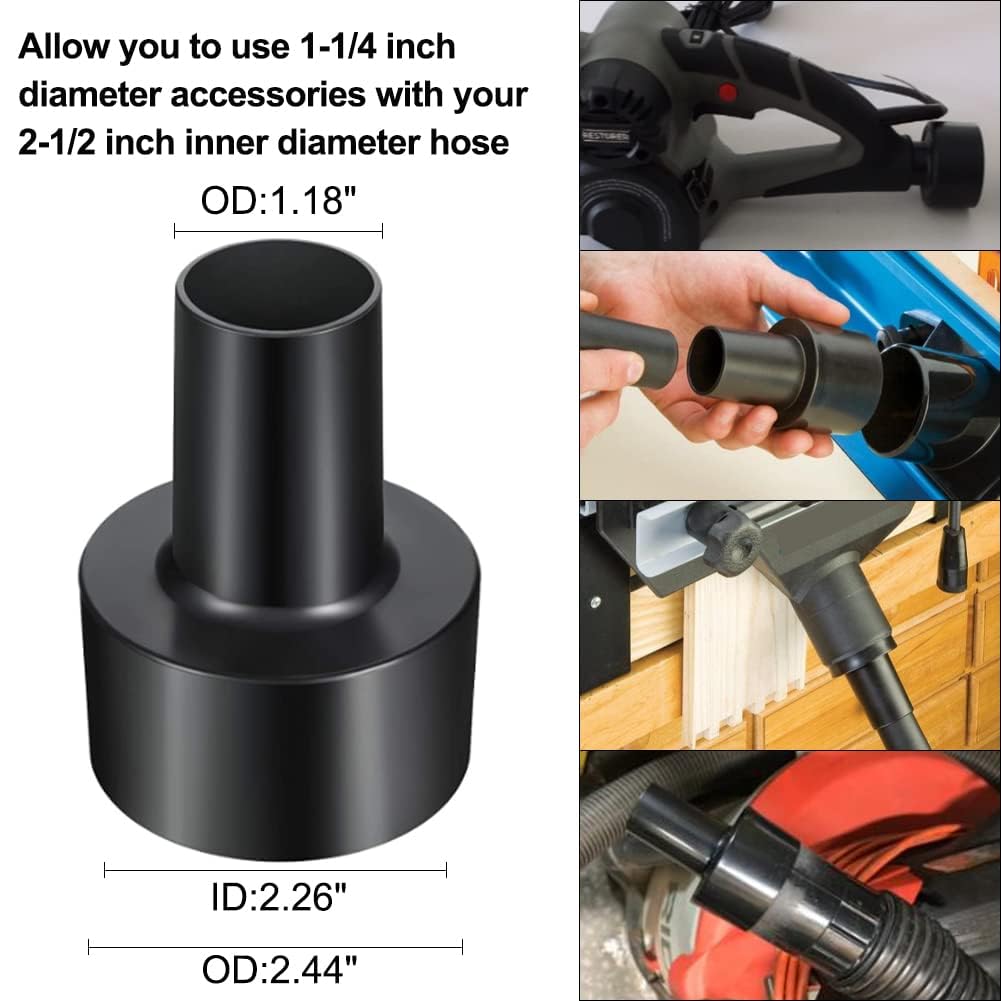GIB 10Pcs Universal Vacuum Attachments for Shop Vac Accessories w