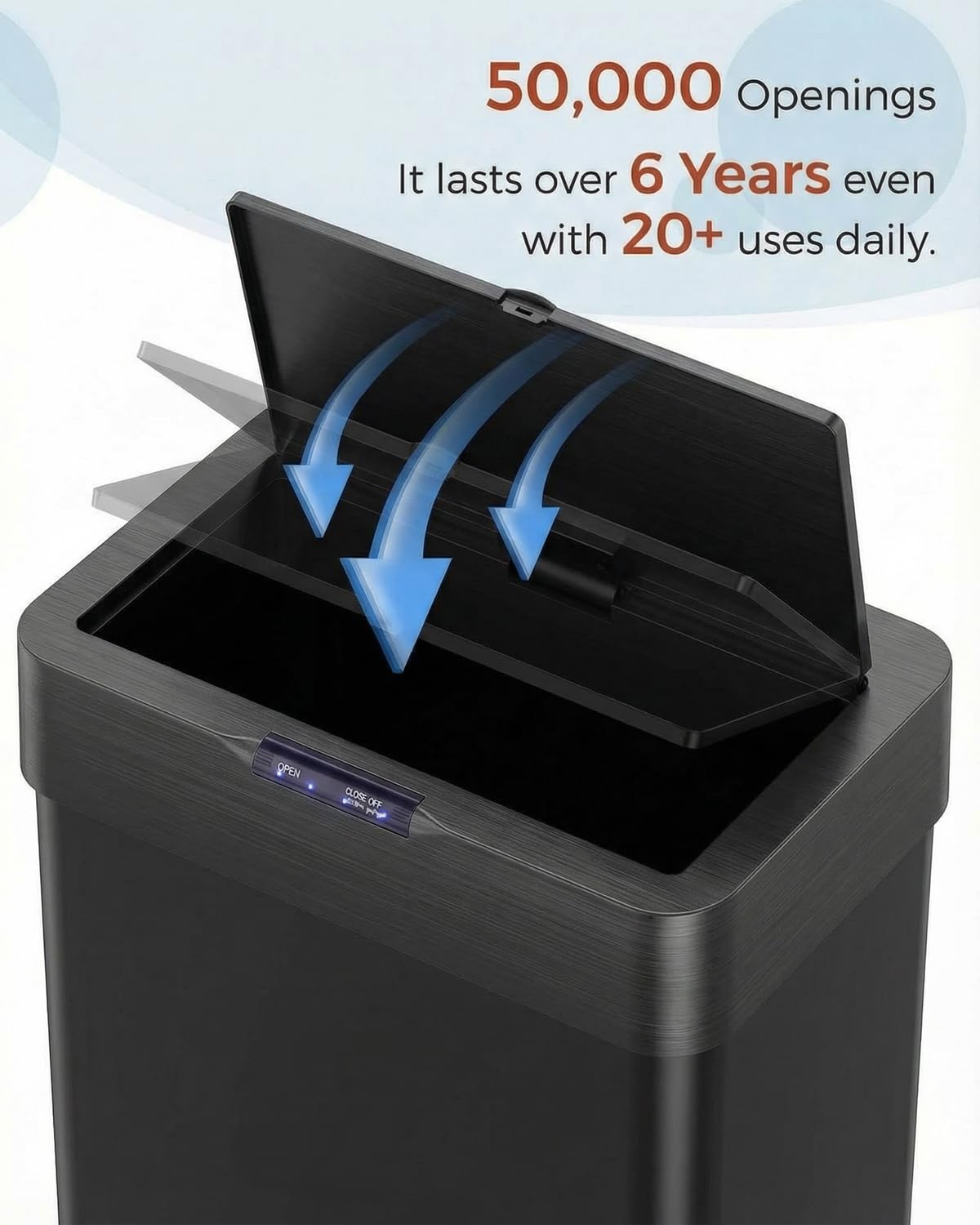 21.1 Gallon Motion Sensor Trash Can
