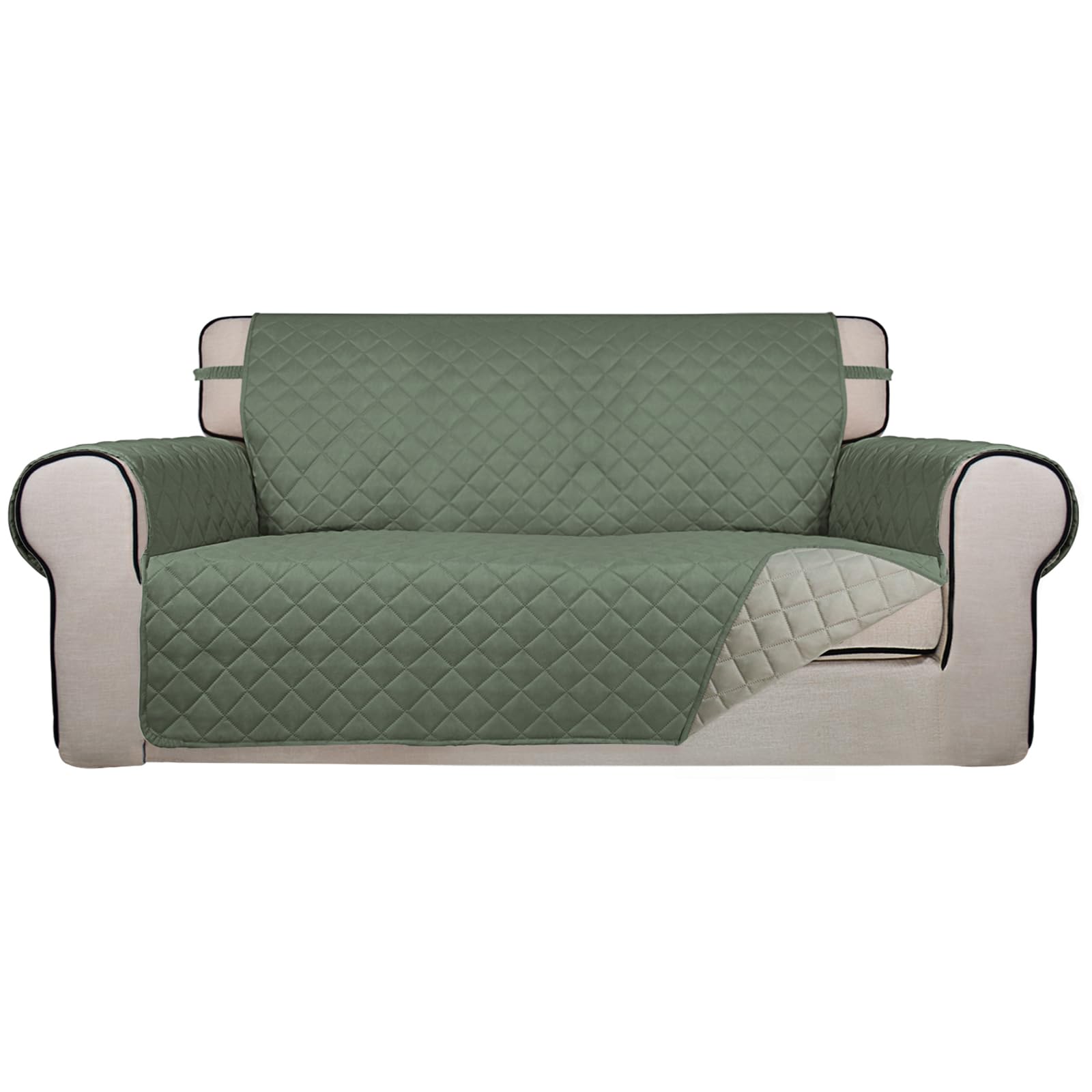 Reversible Quilted Couch Covers for Dogs Loveseat Sofa Cover 54"