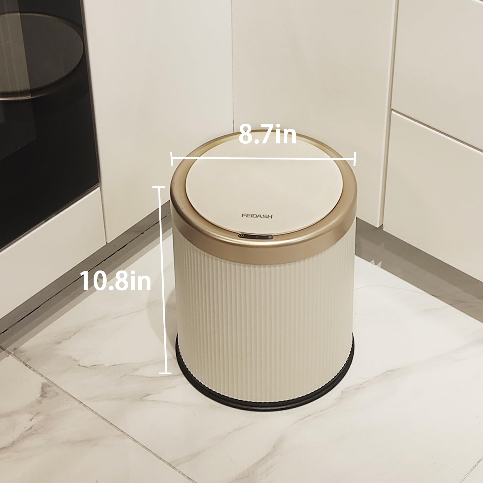 Bathroom Trash Can with Lid