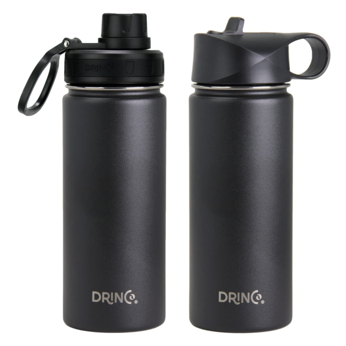 Stainless Steel Water Bottle Spout Lid Vacuum Insulated Double Wall Water Bottle Wide Mouth